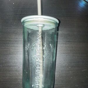 Starbucks Recycled Glass Tumbler with Straw